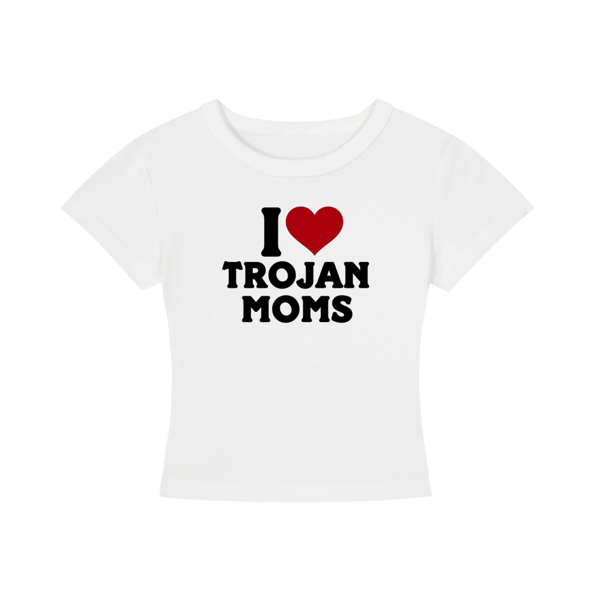 I Heart Trojan Moms Tee