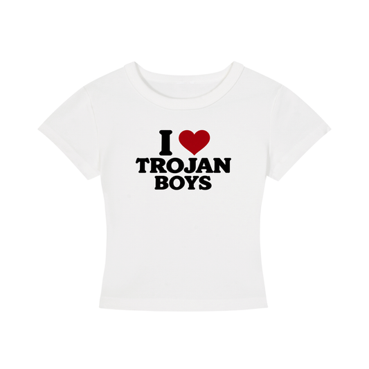 I Heart Trojan Boys Tee