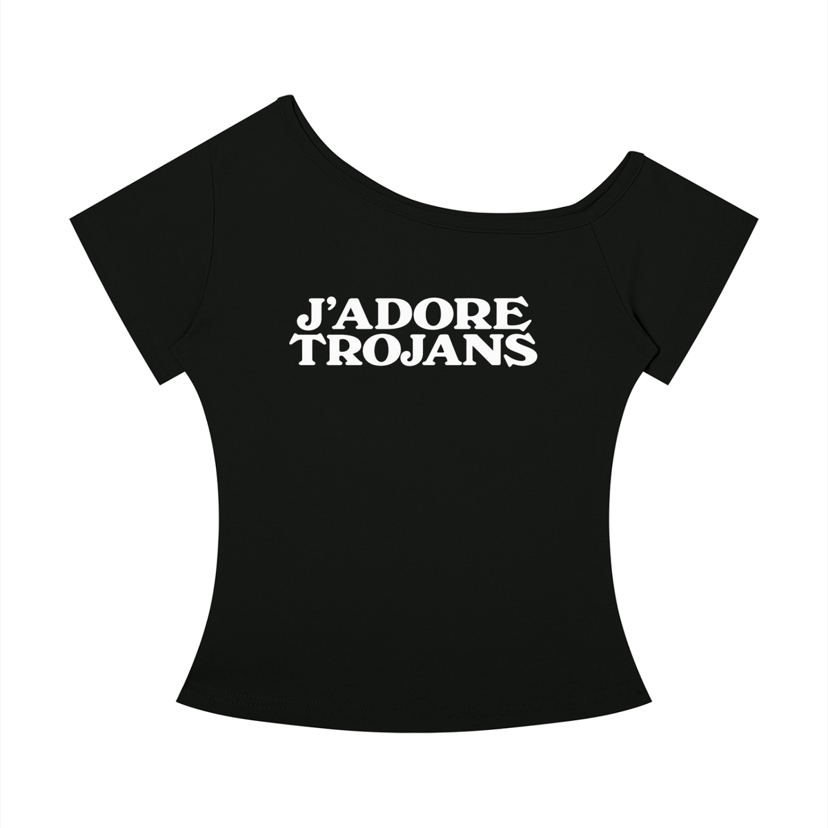 J'ADORE TROJANS Off the Shoulder