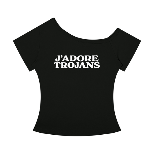 J'ADORE TROJANS Off the Shoulder